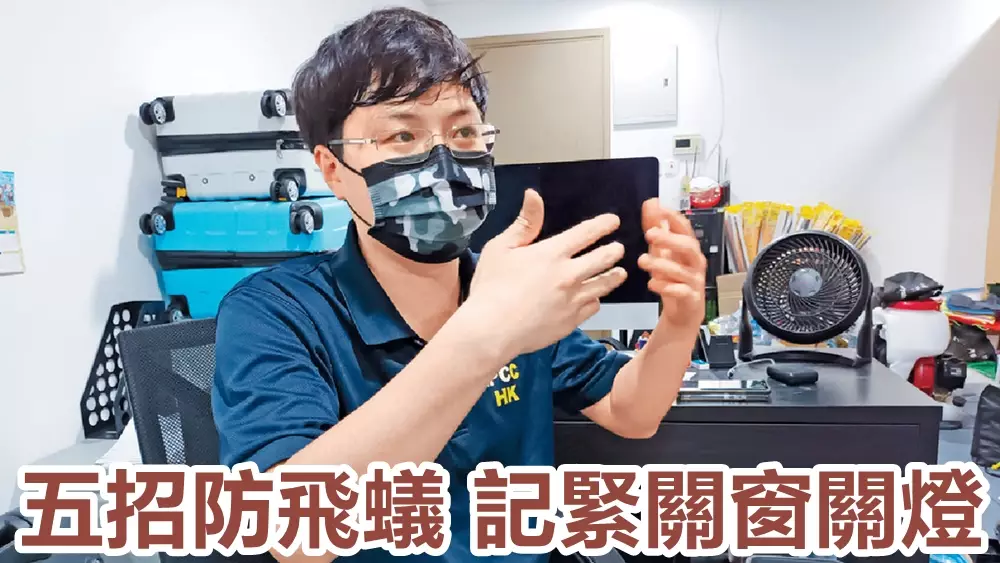 滅蟲專家Henry表示,每年四月至七月是飛蟻出沒旺季。