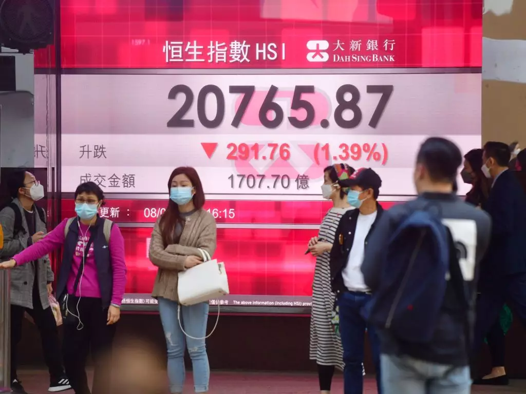 港股創逾5 年新低食品電池股大瀉資源股捱沽