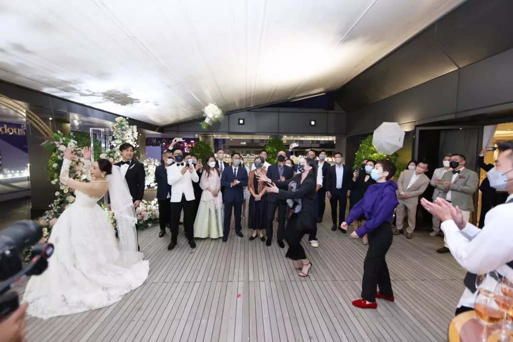圖為藝人陳煒婚禮。