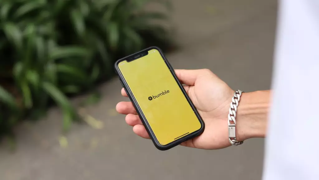 交友應用程式「Bumble」。示意網圖