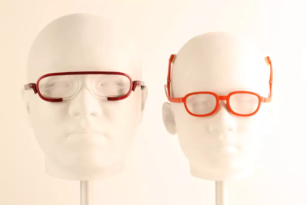 二維的頭部掃描器收據數據，再利用人工智能構建3D模型，根據對象的頭型量身定做眼鏡 (AiDLab提供)