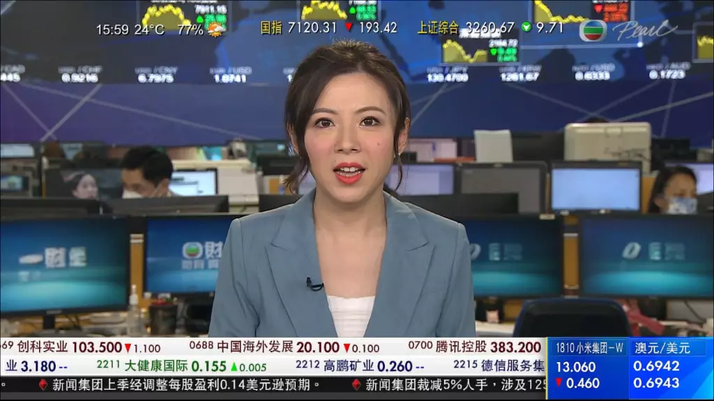 不過在《交易直播室》只拍上半身,未能看到她激凸身材。