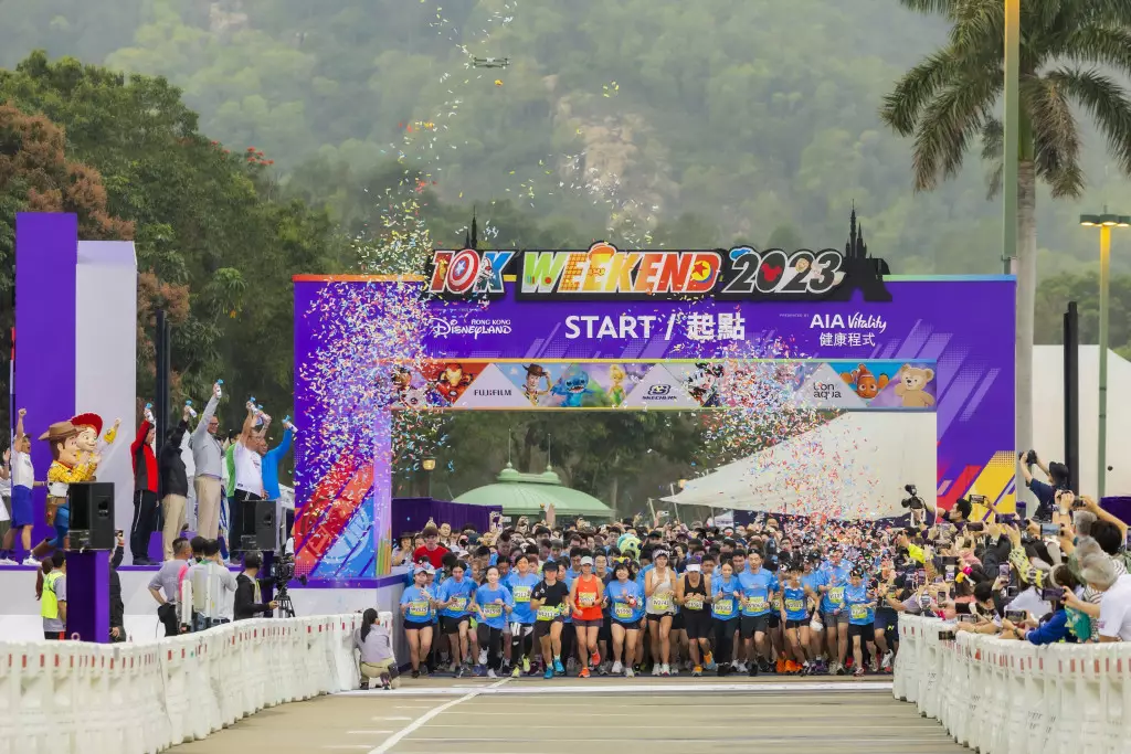 香港迪士尼樂園相隔三年再舉行「香港迪士尼樂園10K WEEKEND 2023-AIA VITALITY健康程式全力支持」。