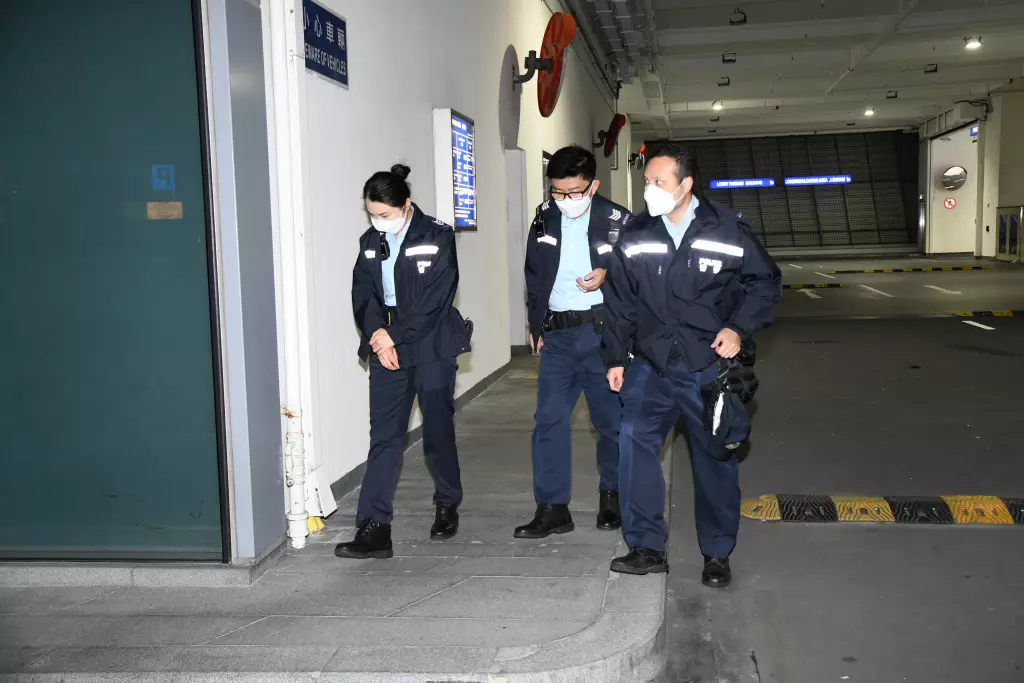警員到場調查。