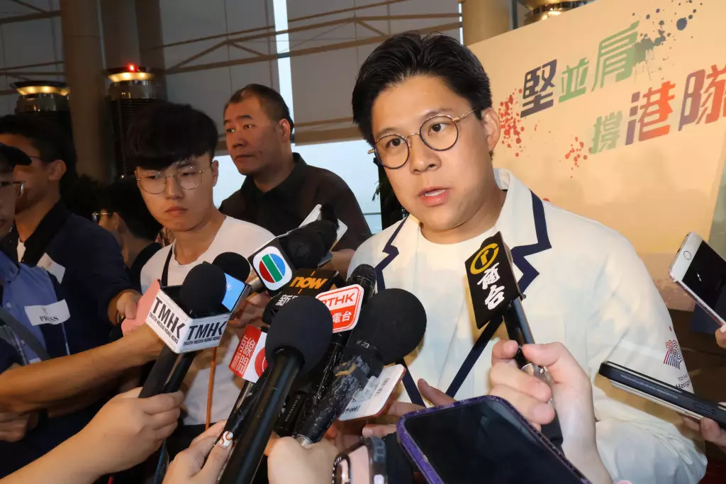 杭州亞運香港代表團長霍啟剛期望港隊獎牌數目超越上屆的46面。