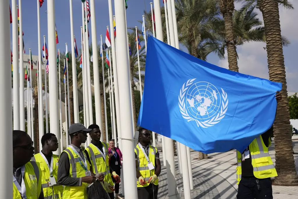 聯合國氣候變化框架公約第28次締約方大會在阿聯酋迪拜舉行。美聯社