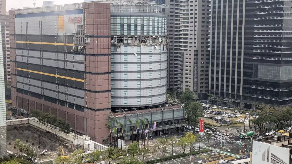 台中新光三越氣爆。網上圖片