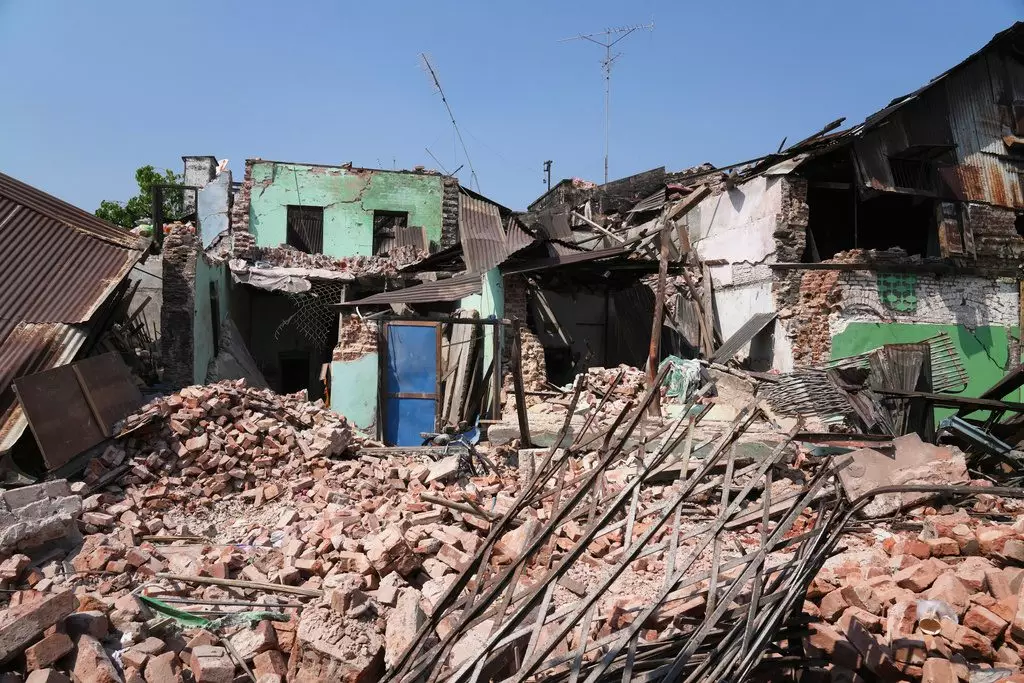 緬甸大地震已造成當地超過3700人死亡。AP資料圖片