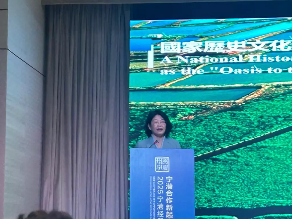 銀川經濟技術開發區管委會主任何梅。