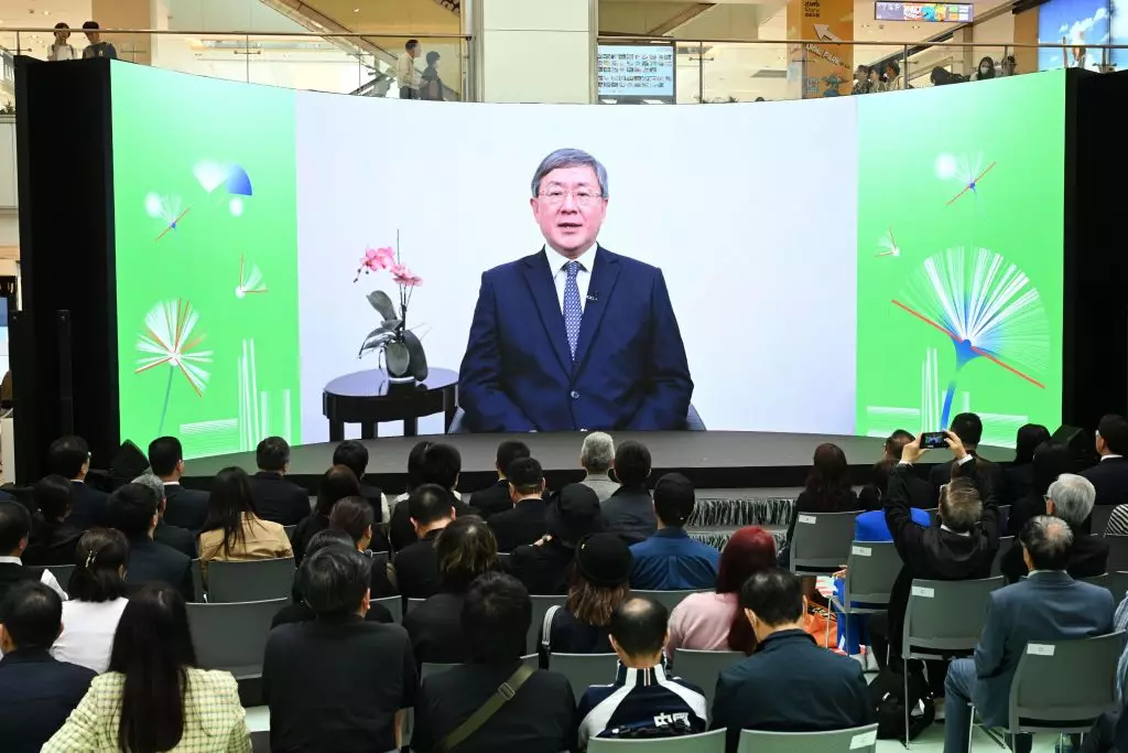 政務司副司長卓永興在「香港悅讀周2025暨2025香港閱讀+」啟動禮視像致辭。 政府新聞處圖片