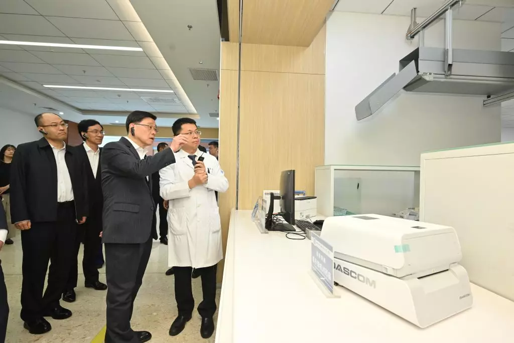 行政長官繼續浙江訪問行程。政府新聞處圖片