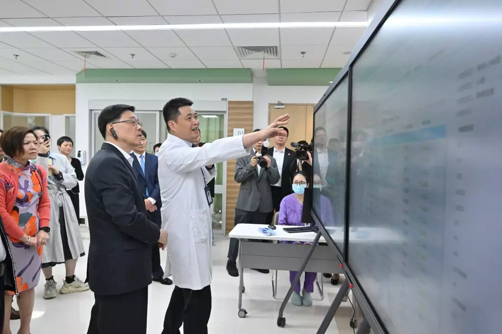 行政長官繼續浙江訪問行程。政府新聞處圖片