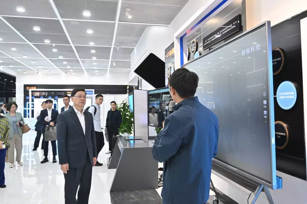 行政長官繼續浙江訪問行程。 政府新聞處圖片