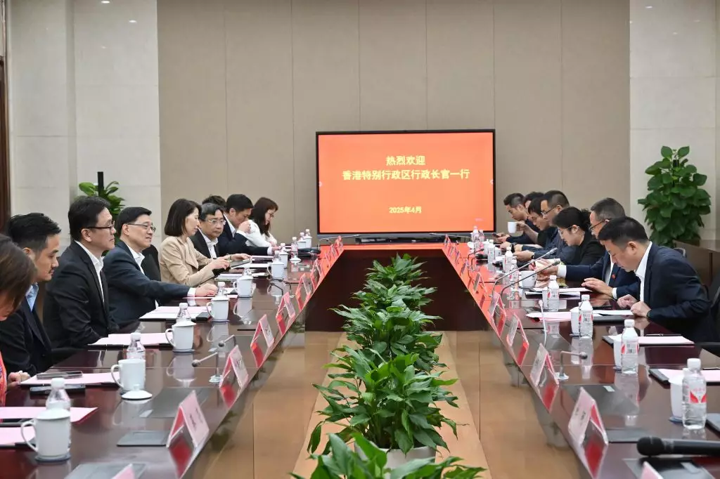 行政長官繼續浙江訪問行程。 政府新聞處圖片