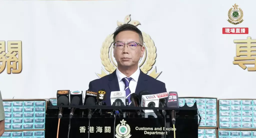 海關税收罪案調查科稅收調查第一組指揮官林澤麟。