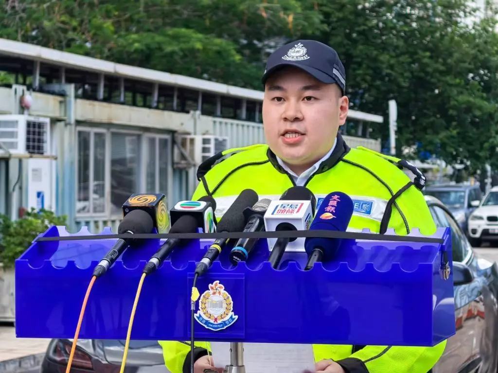 西九龍總區交通部執行及管制組特遣隊高級督察鄭皓銘