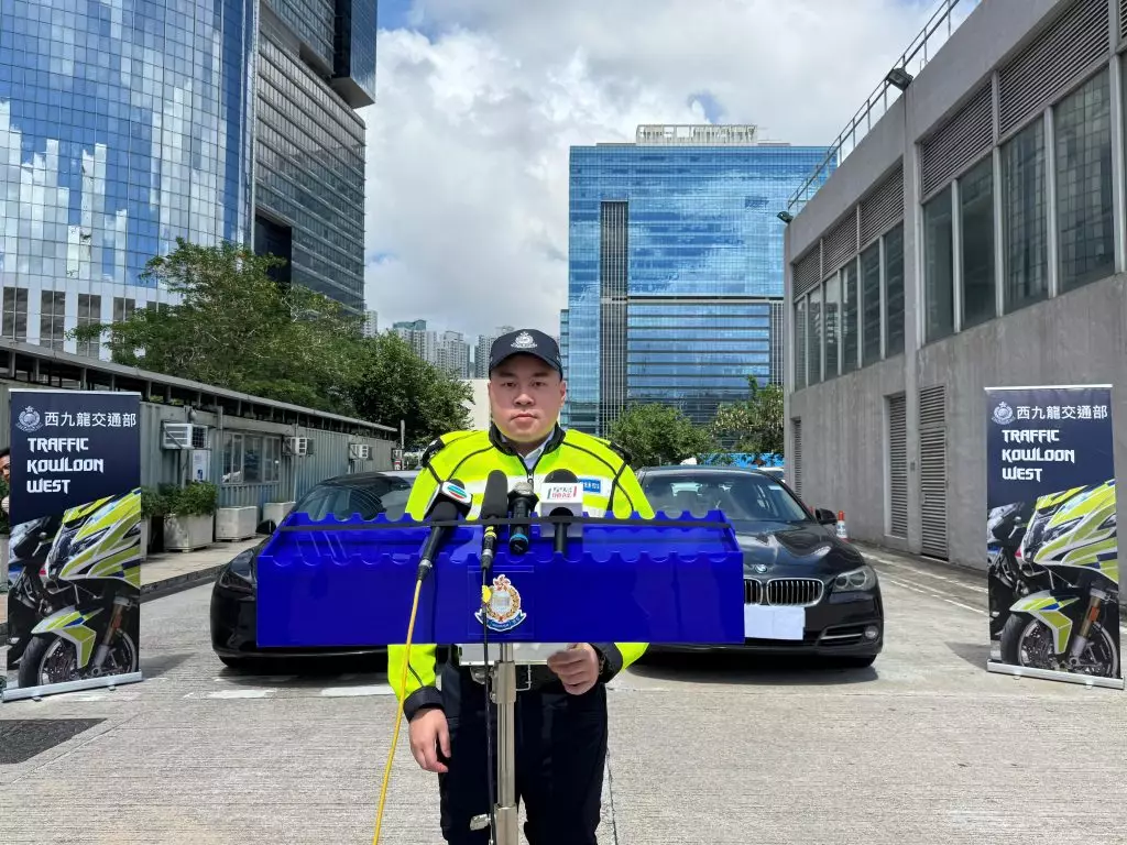 西九龍總區交通部行動,打擊非法載客取酬 。