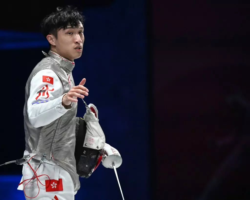 蔡俊彥在花劍大獎賽上海站奪得冠軍,是他首面國際賽金牌。International Fencing Federation FB
