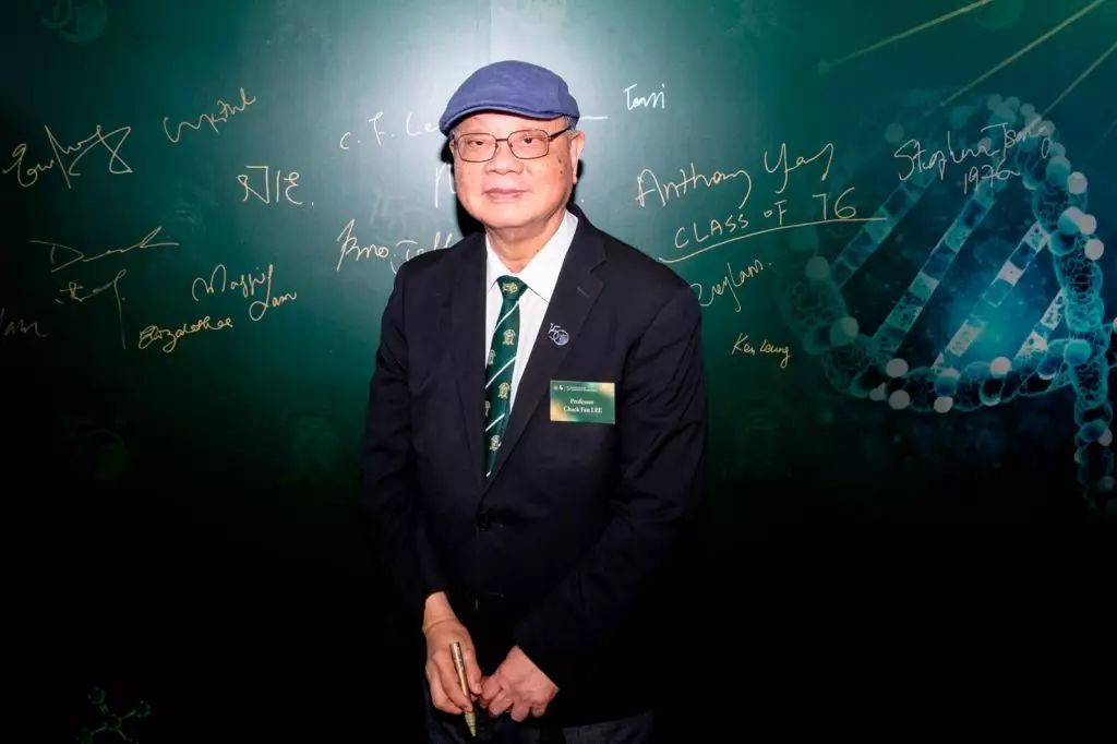 李焯芬教授日前回到母校參與創校150周年的科學論壇。(圖片由校方提供)