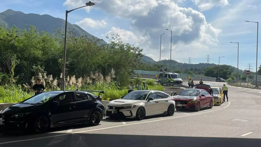 警方一連兩日在新界北打擊交通違例。