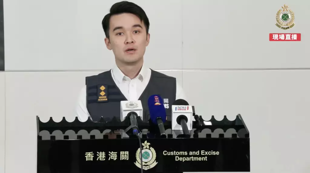 香港海關fb視頻截圖