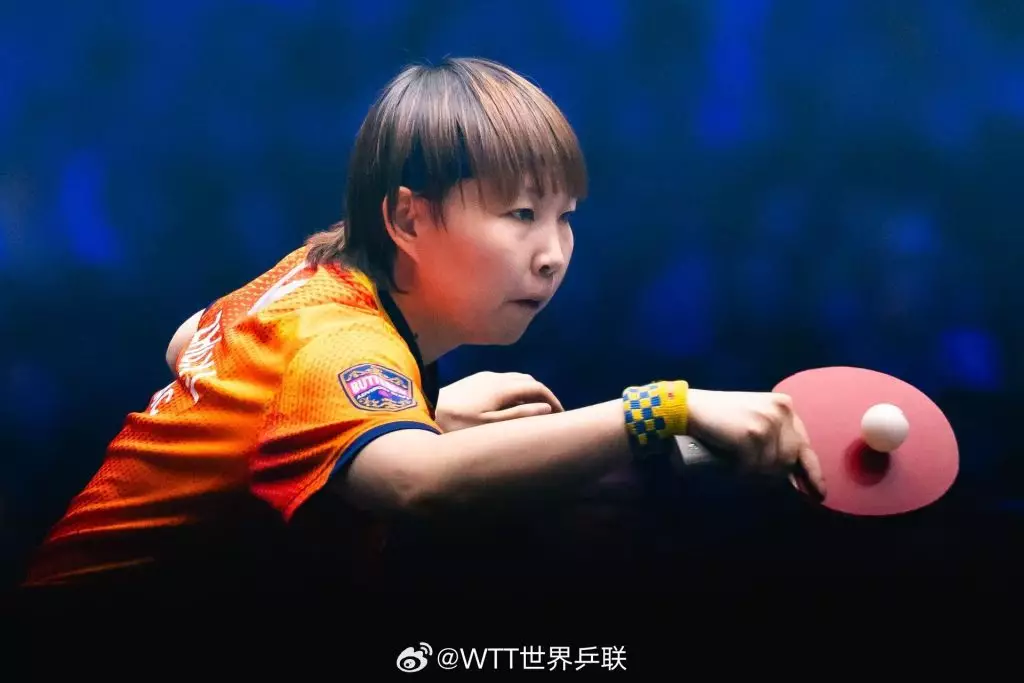 乒乓WTT美國大滿貫,澳門朱雨玲奪女單冠軍。WTT世界乒联微博圖片