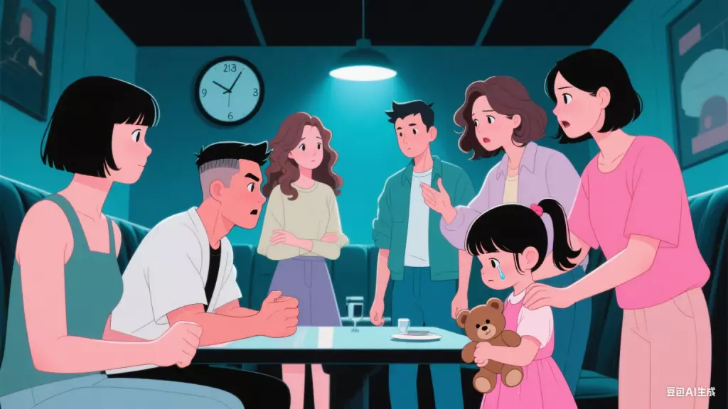 「無子女」的朋友A從點餐開始,似乎就因為「麻煩」的點餐程序感到不悅。AI生成圖