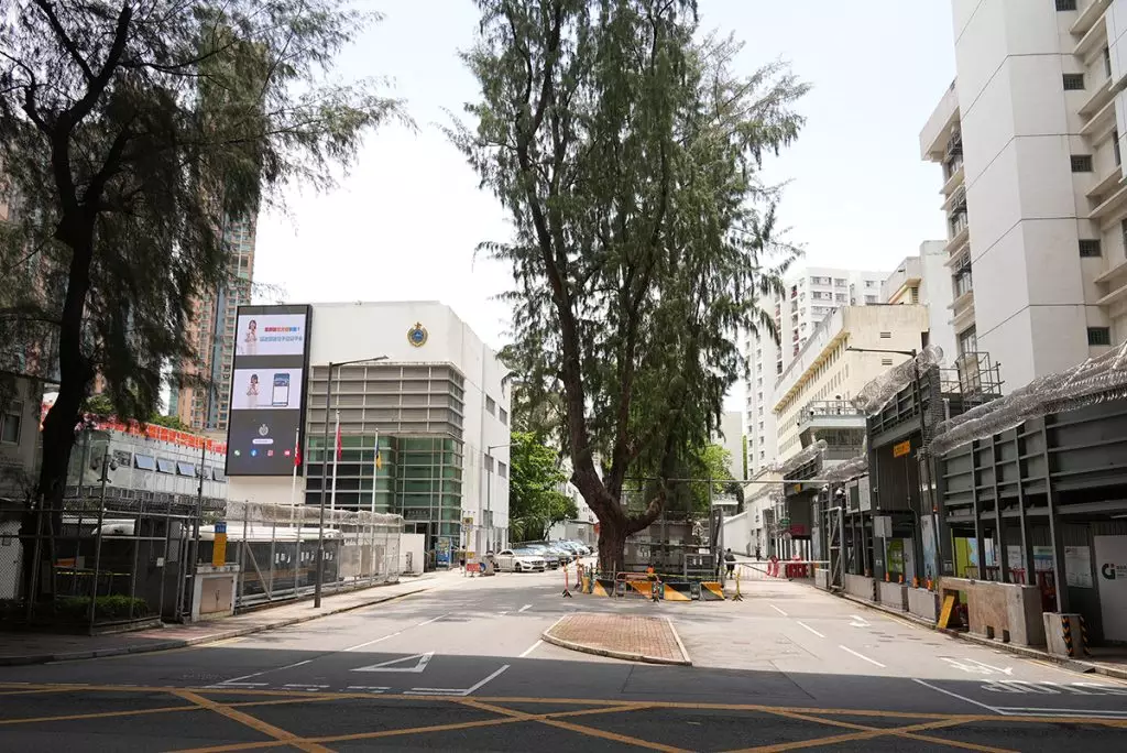 荔枝角收押所。巴士的報記者攝