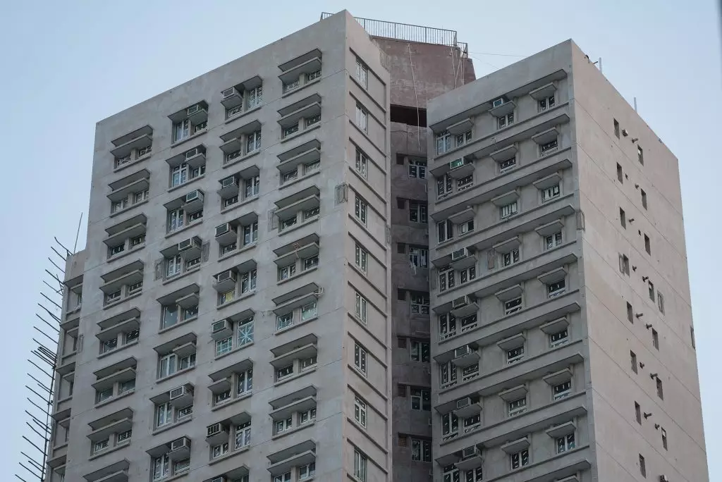 大埔宏福苑宏志閣。巴士的報記者攝