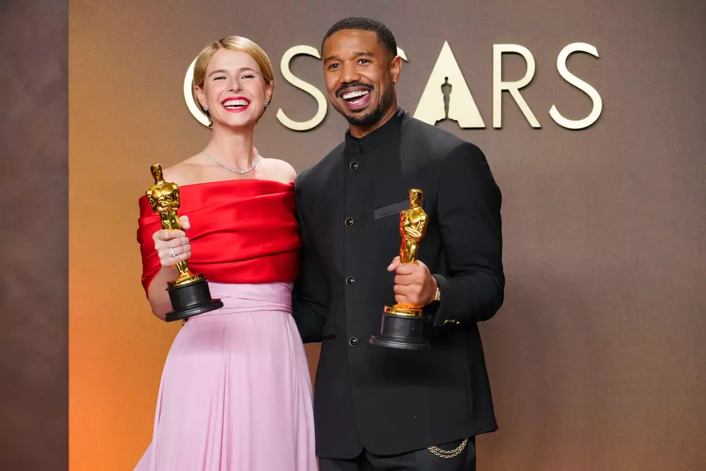 Michael B. Jordan、Jessie Buckley首封影帝影后。AP圖片