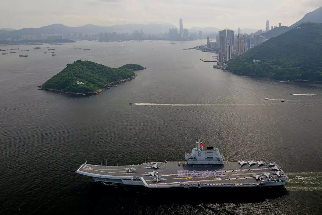 編隊今日上午抵港情況。政府新聞網圖片