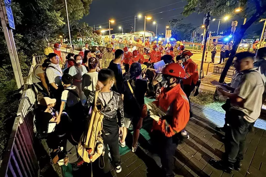 香港消防處救護員會FB圖片