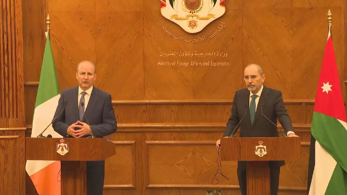 Ireland, Jordan call for recognition of Palestinian state, de-escalation in Middle East