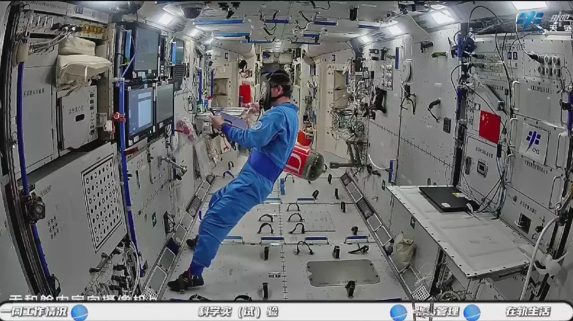 Shenzhou-18 crew conduct scientific experiments in space