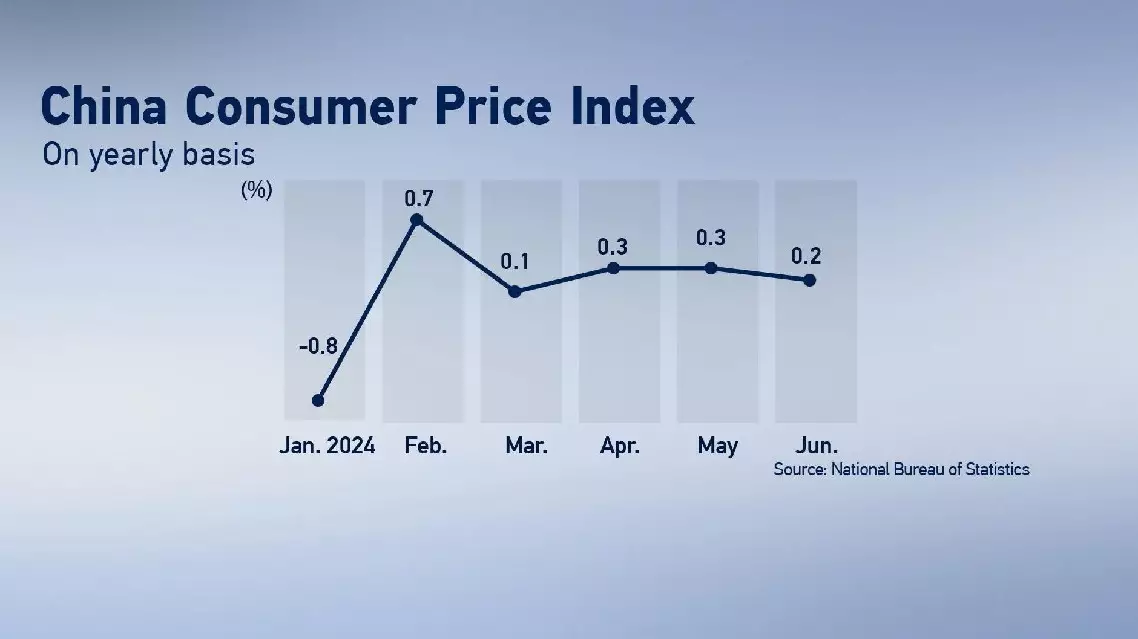 China's CPI up 0.1 pct, PPI down 2.1 pct in January -June period