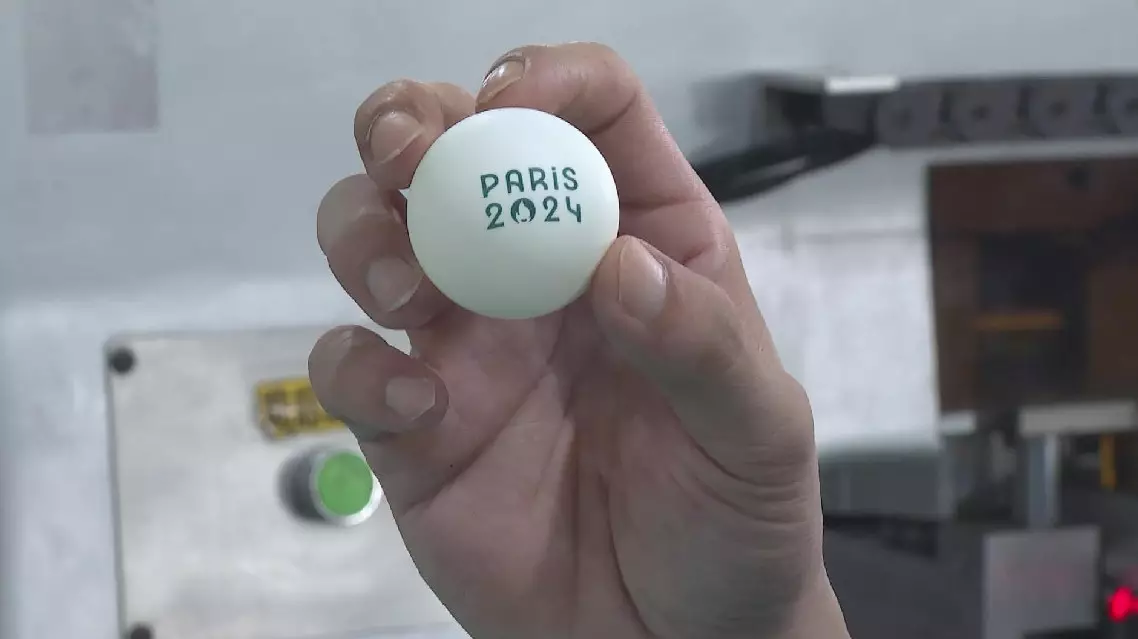 China-made table tennis balls shine at Paris Games