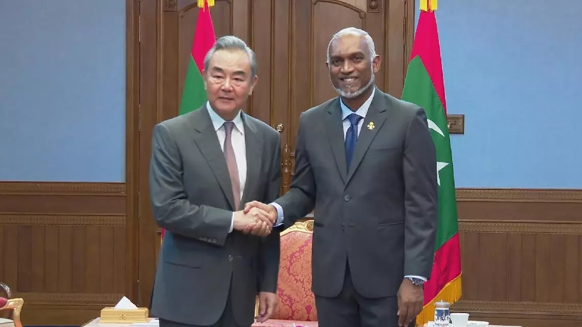 Maldives president meets Chinese FM to deepen bilateral cooperation