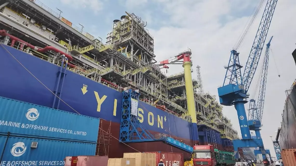 China constructs world’s first offshore floating production, storage vessel with carbon capture technology