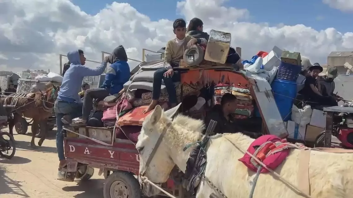 Israel's expansion of military buffer zone triggers mass displacement of Palestinians
