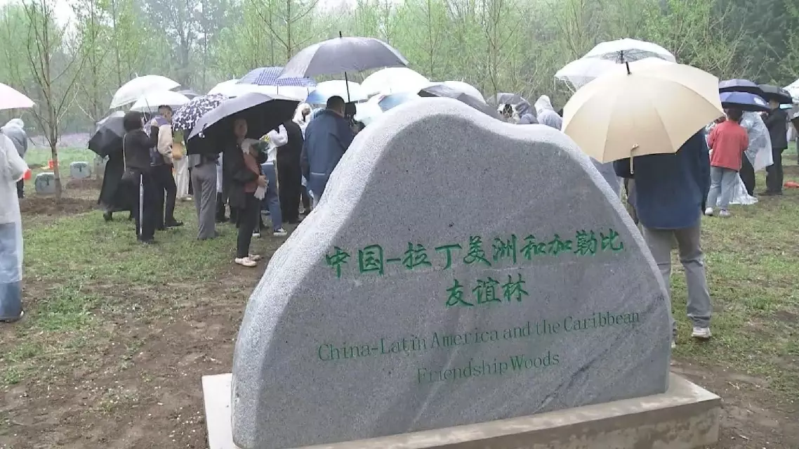 Latin American, Caribbean diplomats plant friendship trees in Beijing