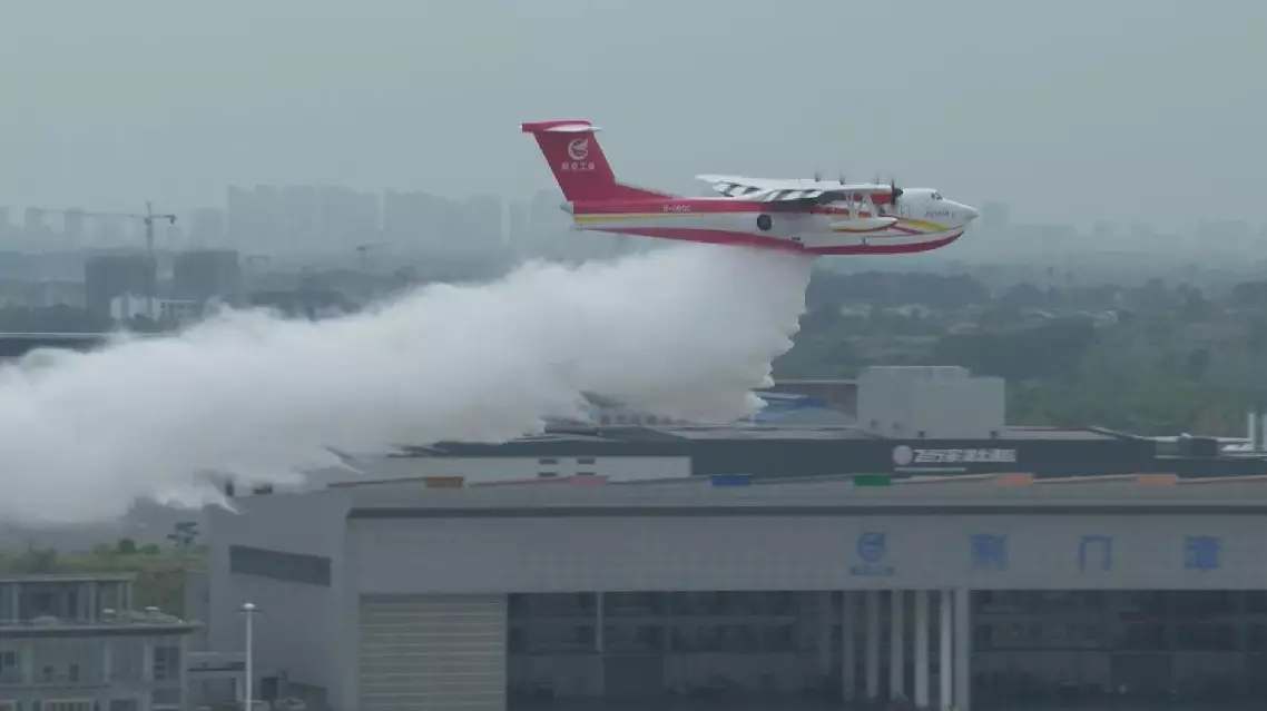 China's AG600 large amphibious aircraft enhances disaster response capabilities: chief designer