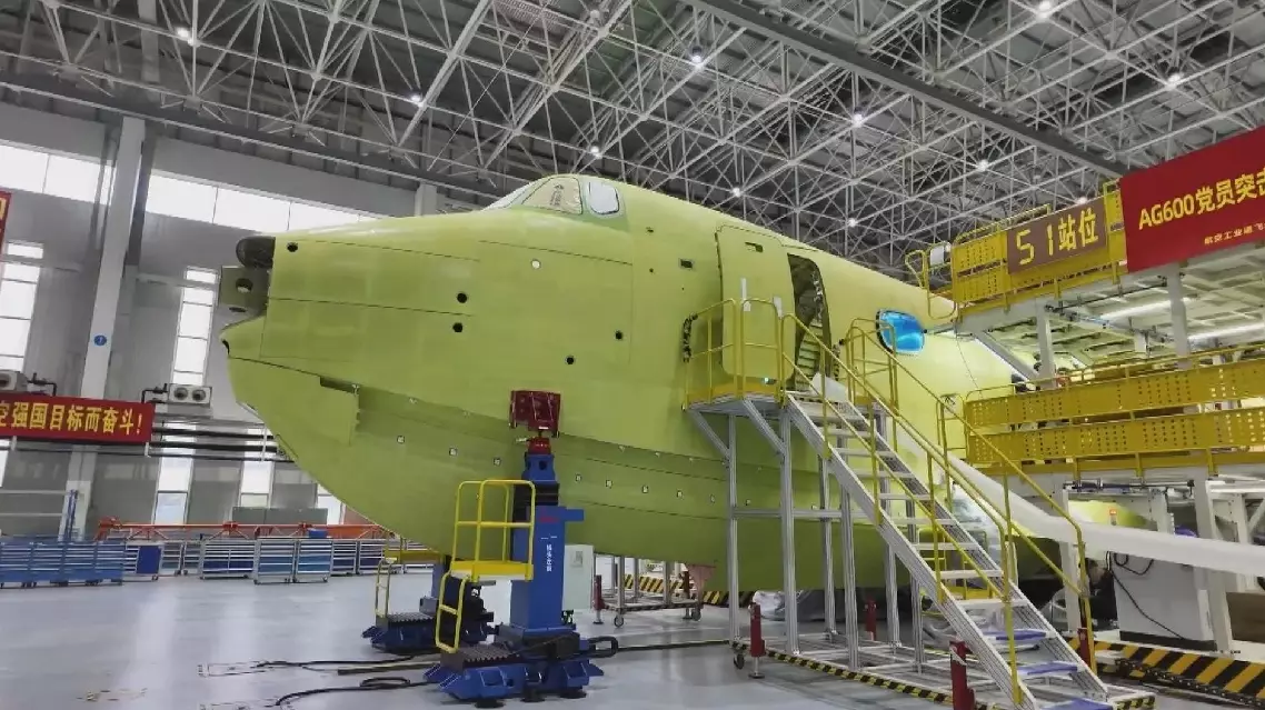 China's AG600 amphibious aircraft production progresses smoothly following certification