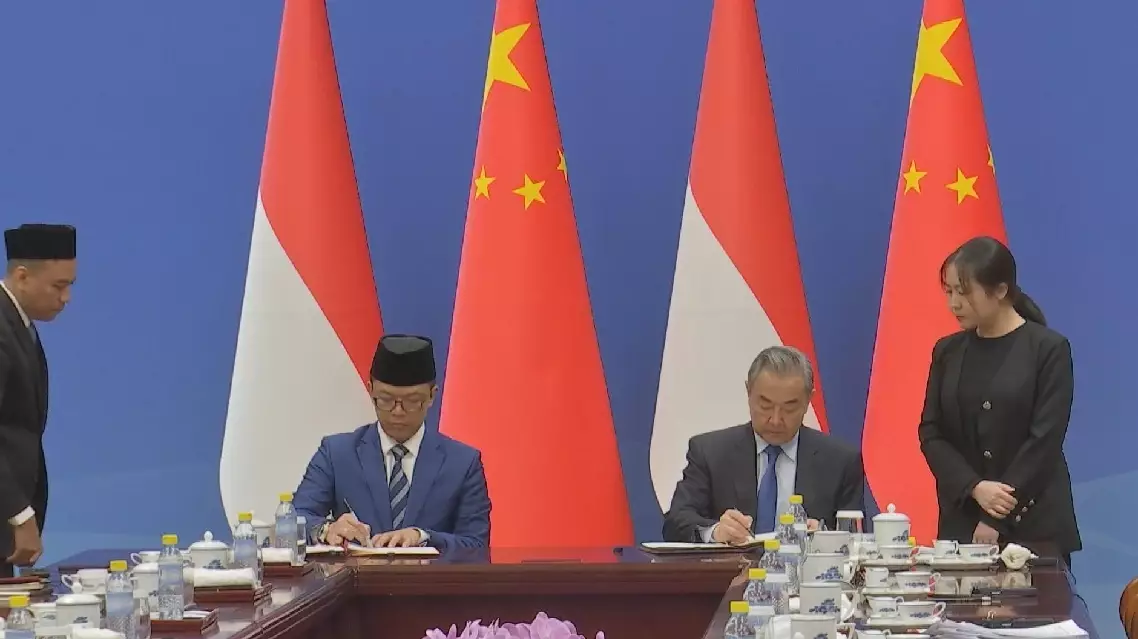 China-Indonesia ministers reach consensus on political security, defense cooperation