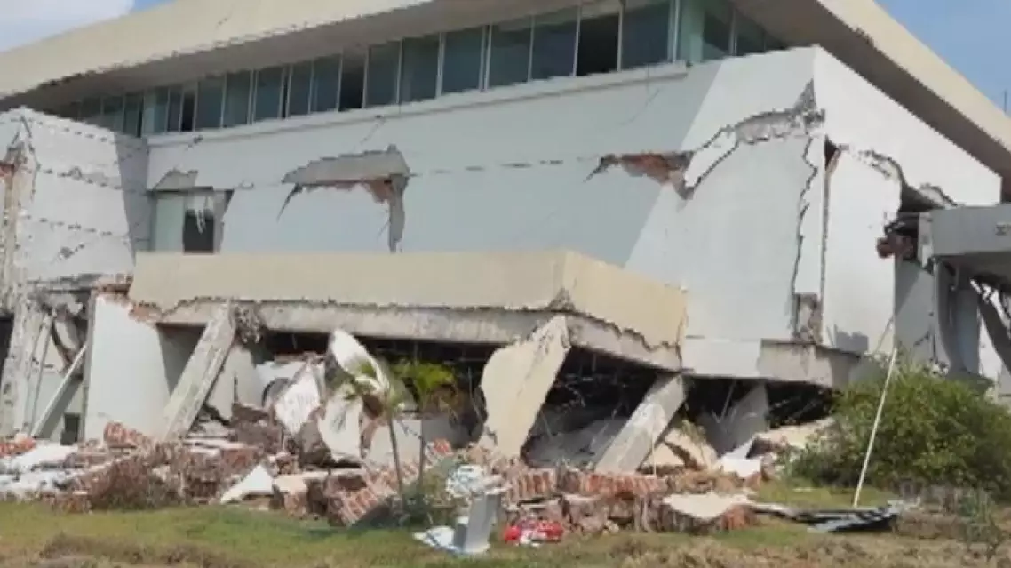 Chinese experts conduct quake assessment in Myanmar
