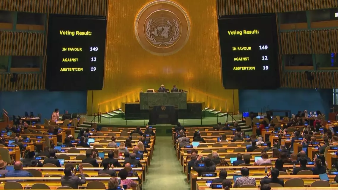UN General Assembly adopts resolution demanding immediate Gaza ceasefire