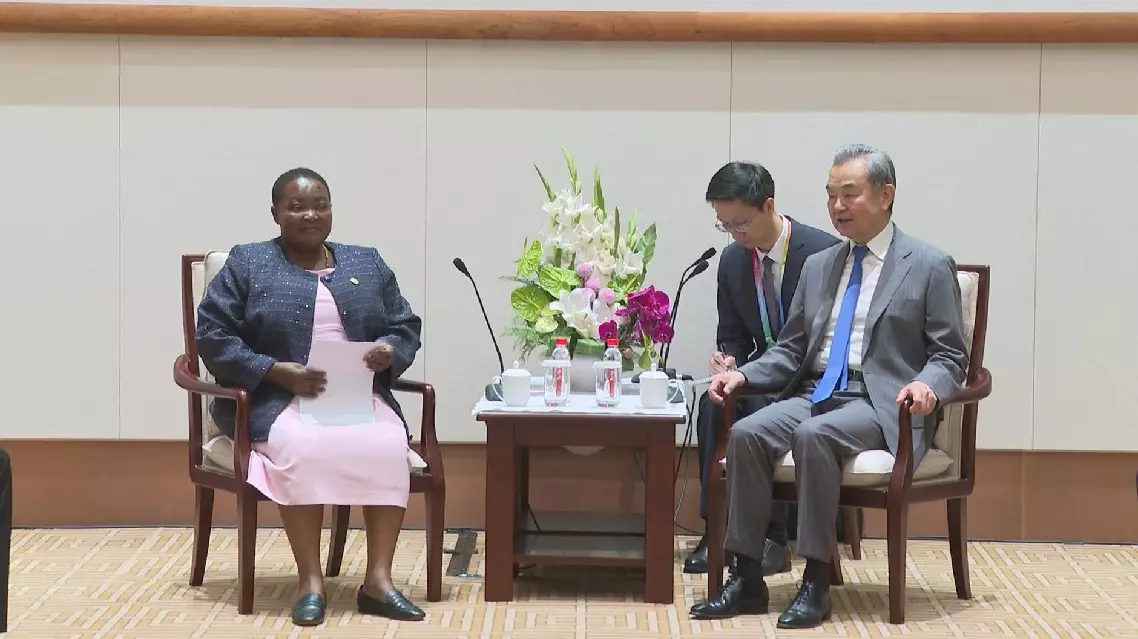 Ugandan prime minister meets with Chinese foreign minister