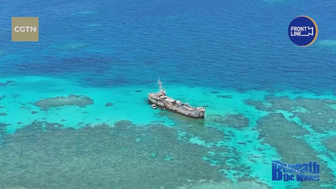 Grounded Philippine warship causes environmental damages, violates China's territorial integrity: experts