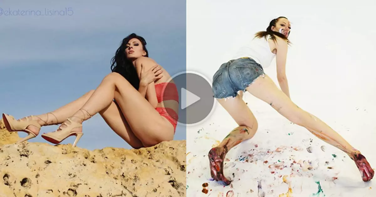 Ekaterina Lisina:  Guinness records holder for long legs