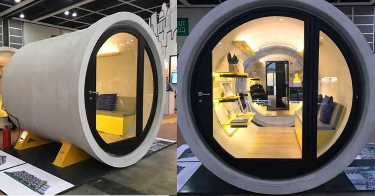 Hong Kong architect builds 'micro-homes' inside 100 sq ft pipe to give solution to overcrowded housing problem