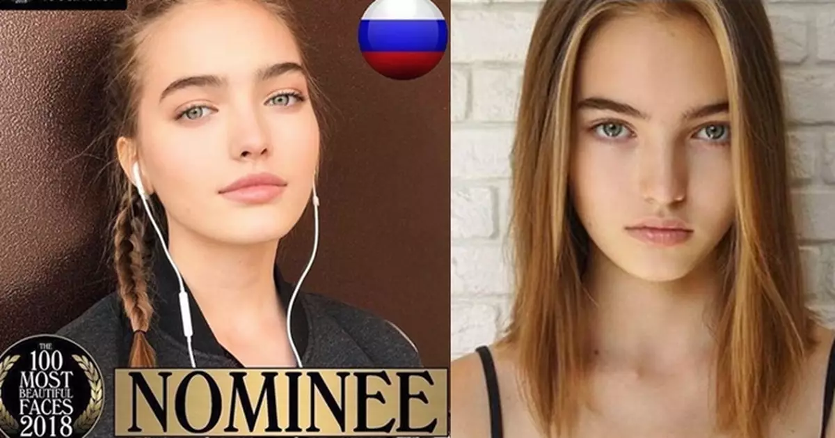 14-year-old Russian beauty nominated again for 'the 100 Most Beautiful Faces'